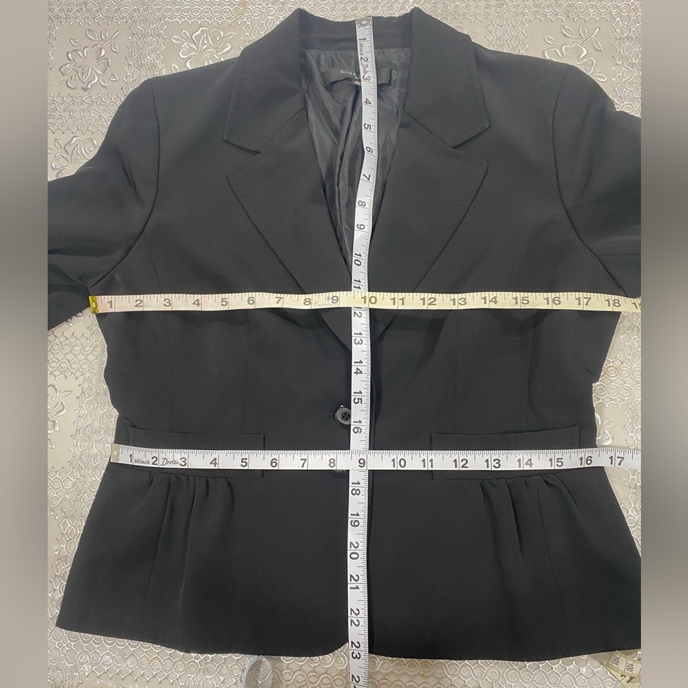 Nine West Black Women's Blazer size 10 - Picture 7 of 9